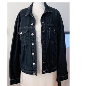 NWOT De Rococo Oversized Denim Jacket | Size Small